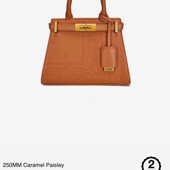 Caramel Paisley Women's Bag